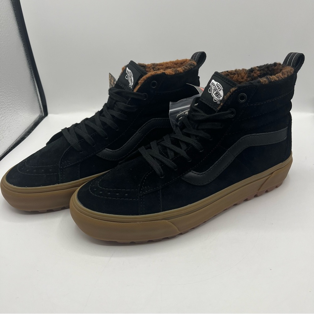 Vans Sk8-Hi Mte Primaloft Black/Gum Shoes VN0A5HZYB9M Men’s Size 8.5 New - Picture 1 of 15